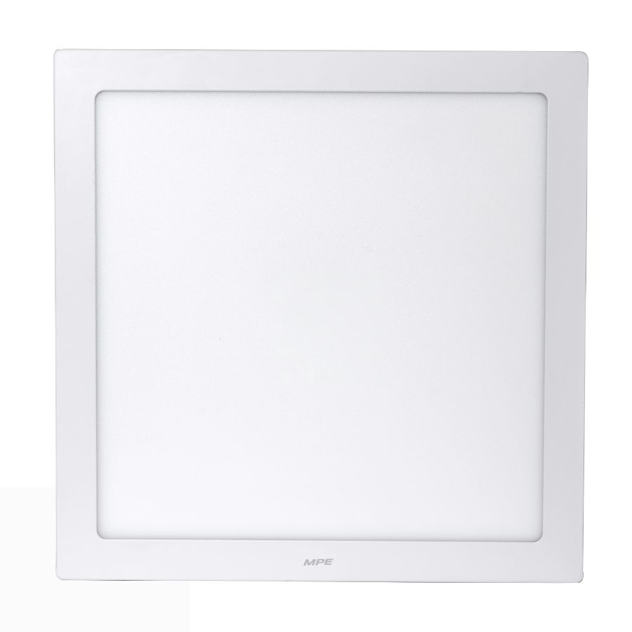 Đèn Panel ốp nổi vuông MPE chỉnh sáng vàng SSPL-24VDIM Đèn Panel ốp nổi vuông MPE chỉnh sáng vàng SSPL-24VDIM