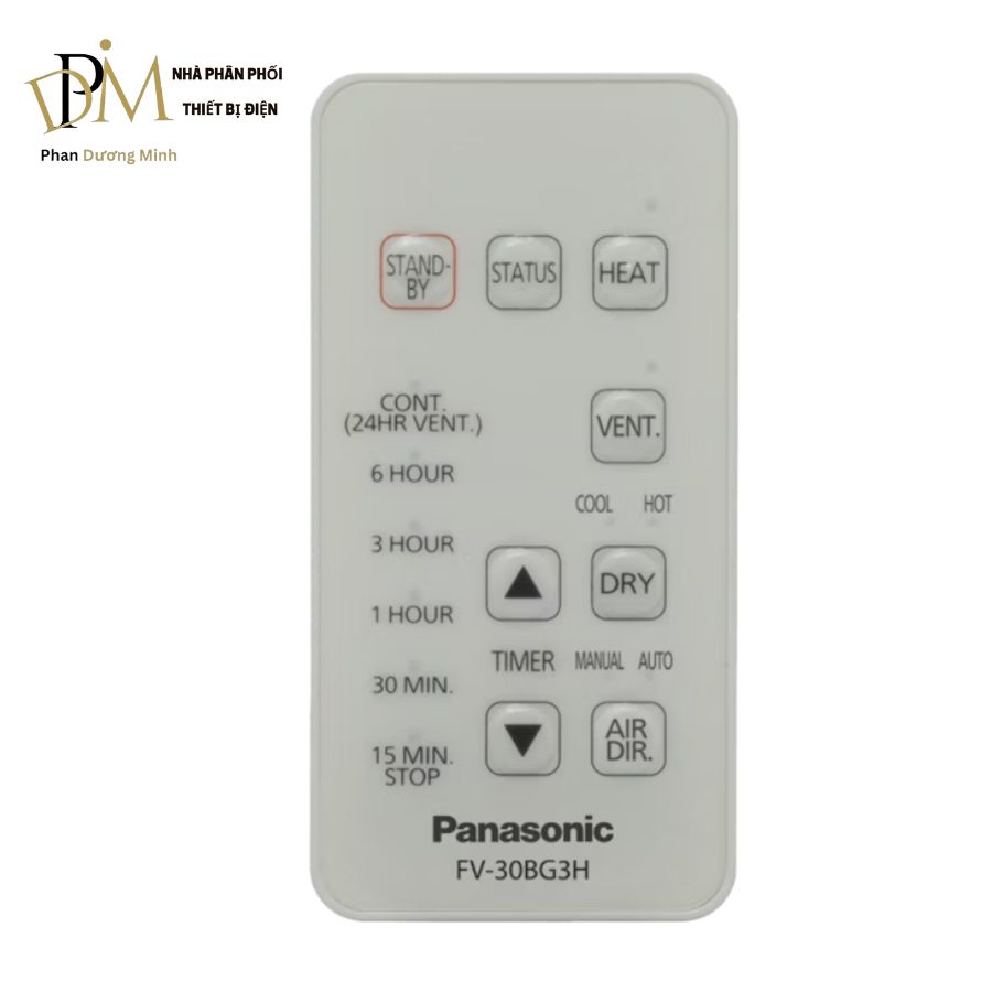 Quạt hút sưởi Panasonic FV-30BG3 điều khiển từ xa Quạt hút sưởi Panasonic FV-30BG3 điều khiển từ xa
