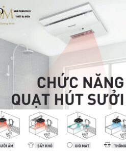 Quạt hút sưởi sấy Panasonic FV-30BG3 có remote